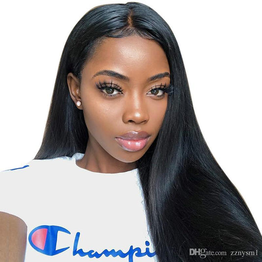 Straight Brazilian Human Remy Hair 360 Lace Wigs